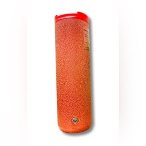✨Starbucks Spring Neon Coral/Pink Pebble Glitter Stainless Steel Hot Cup Tumbler